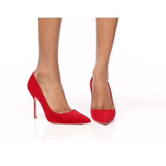 COPY - Red suede stilettos - Picture 5 of 8